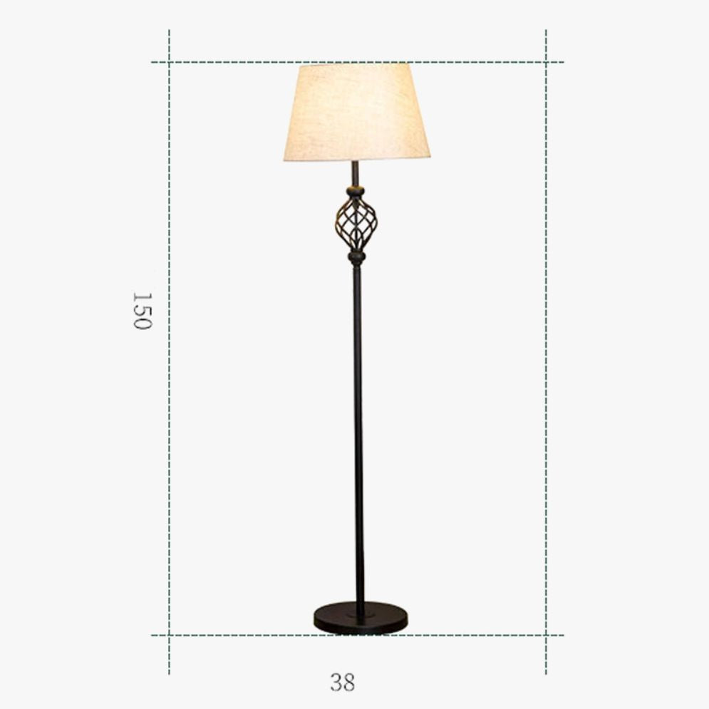 Lampadaire Nordique Minimaliste Rétro Créatif Industriel