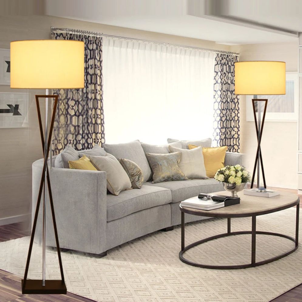 Lampadaire Nordique Moderne Minimaliste avec Lumière Led Créatif - Lumiine