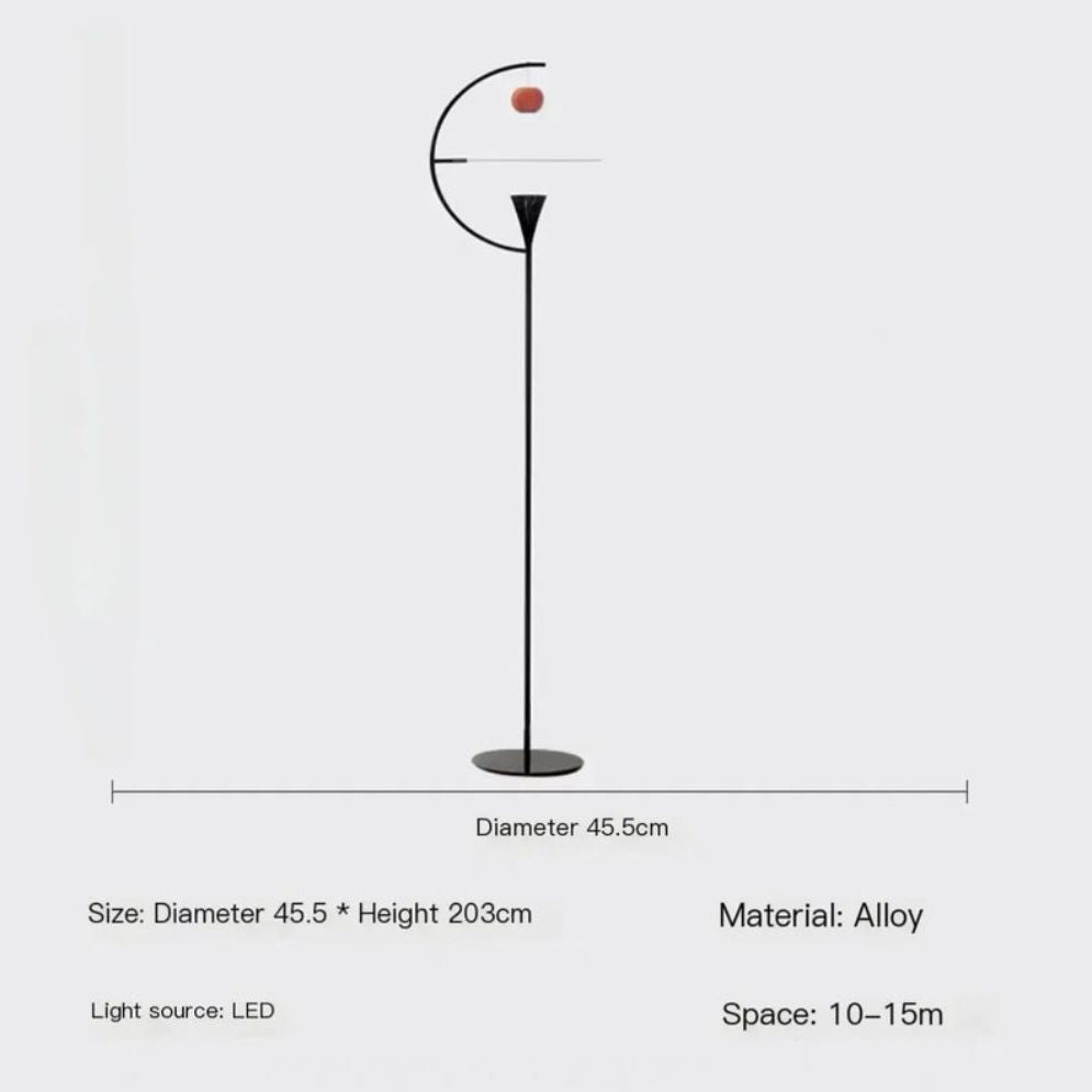 Lampadaire Pomme Minimaliste Italien Nordique