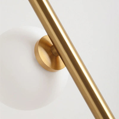 Lampadaires en Verre Modernes Led Boules Rondes Salons Canapé - Lumiine