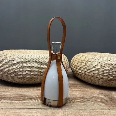 Lampe à Poser LED Bouteille en Verre - Lumiine