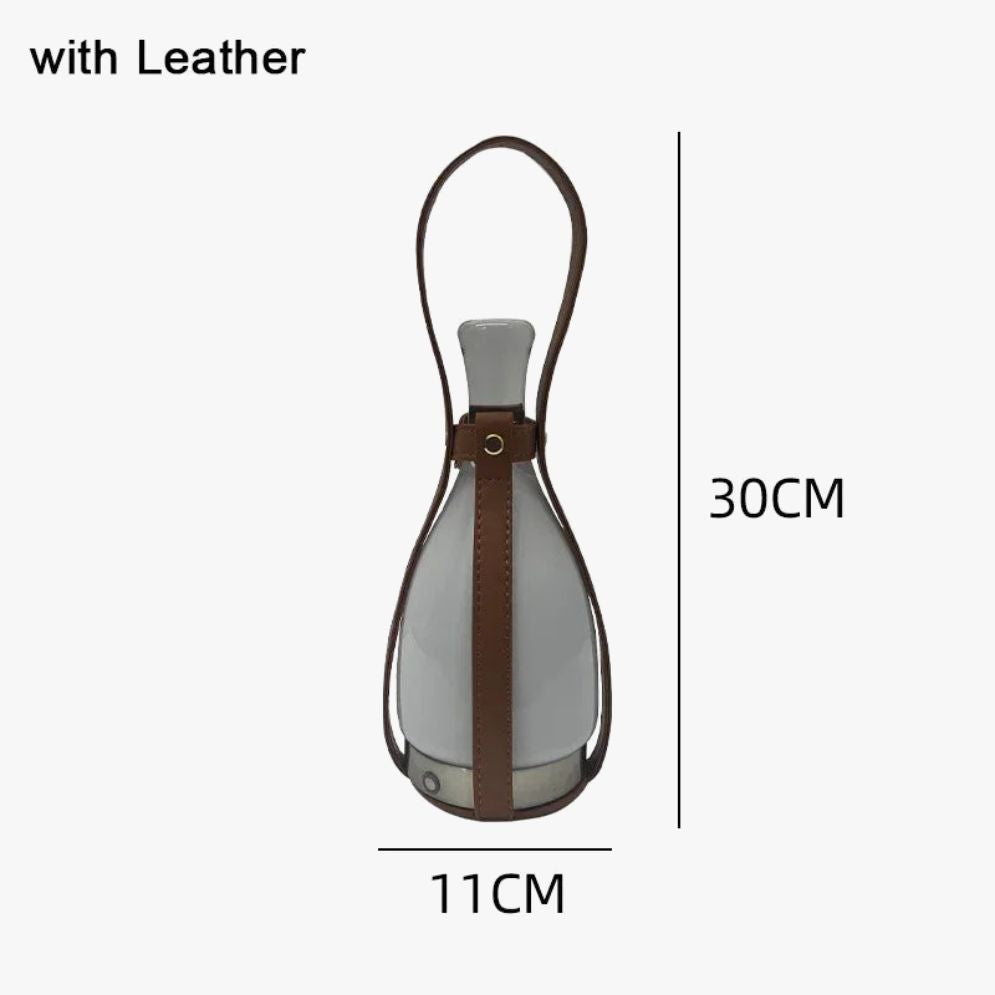 Lampe à Poser LED Bouteille en Verre - Lumiine