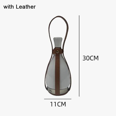 Lampe à Poser LED Bouteille en Verre - Lumiine