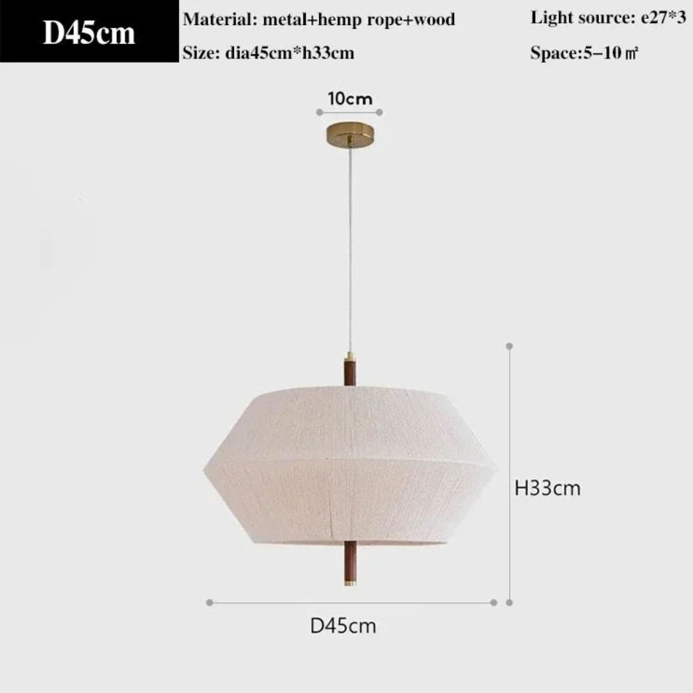 Suspension en Tissu Médiéval Simple Moderne pour Décoration - Lumiine