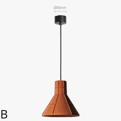 Lampe à Suspension LED en Pierre de Ciment Style Industriel - Lumiine