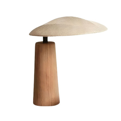 Lampe de Bureau Art Déco Scandinave en Bois - Lumiine
