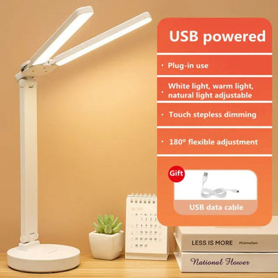 Lampe de Bureau Blanche à Led 3 Niveaux Touch - Lumiine