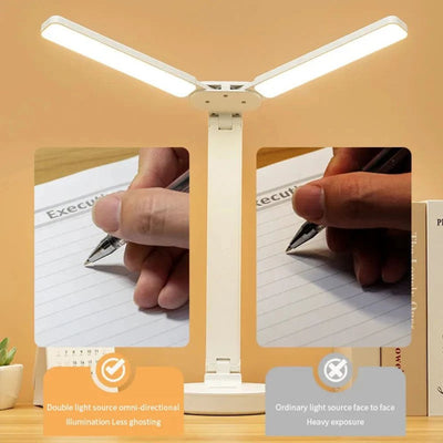 Lampe de Bureau Blanche à Led 3 Niveaux Touch