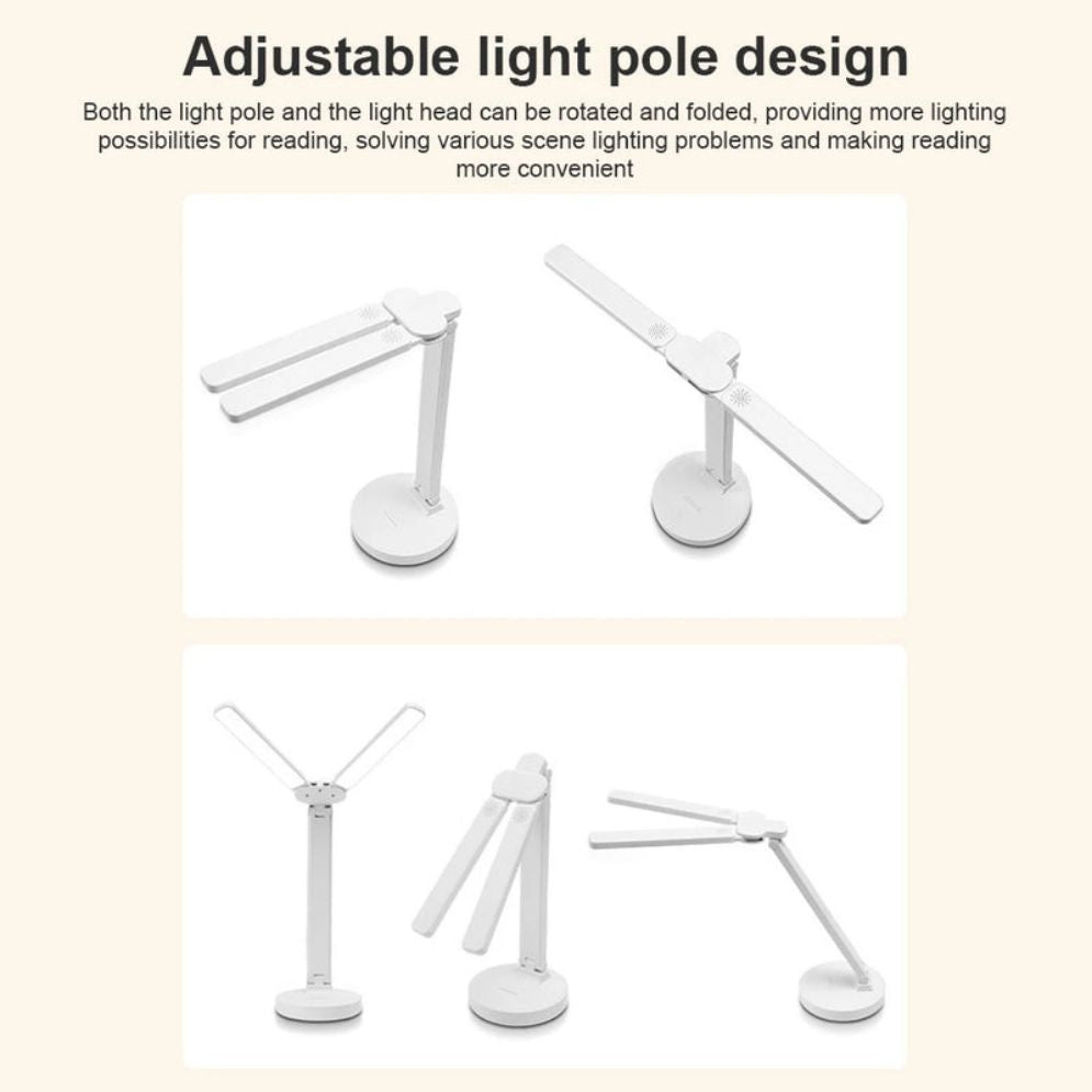 Lampe de Bureau Blanche à Led 3 Niveaux Touch
