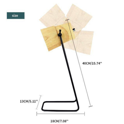 Lampe de Bureau en Bois Clair Ajustable - Lumiine