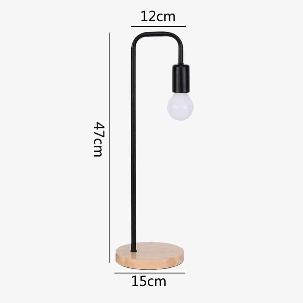 Lampe de Bureau Industrielle Minimaliste E27 - Lumiine