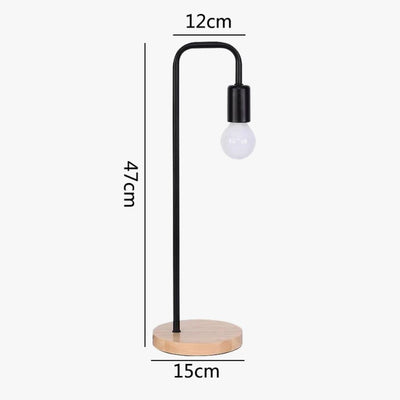Lampe de Bureau Industrielle Minimaliste E27 - Lumiine