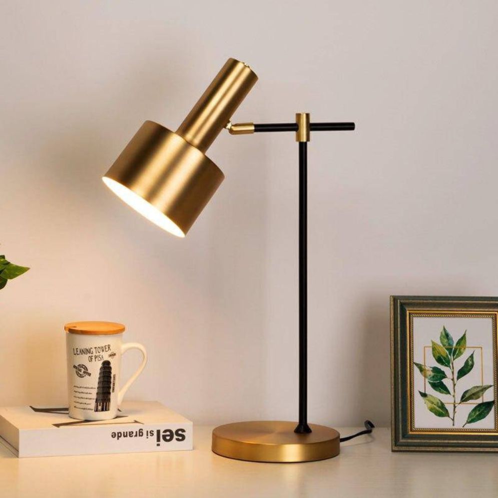 Lampe de Bureau LED Design à Abat-Jour Cylindrique - Lumiine