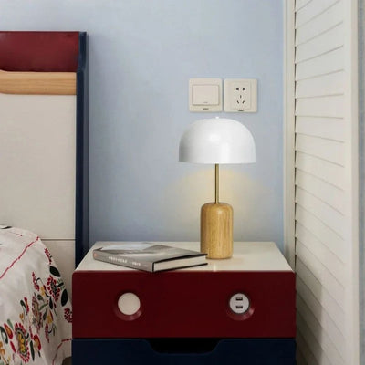 Lampe de Bureau Nordique en Bois Blanche - Lumiine