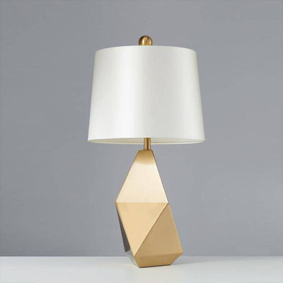 Lampe de Chevet Art Déco Géométrique Dorée