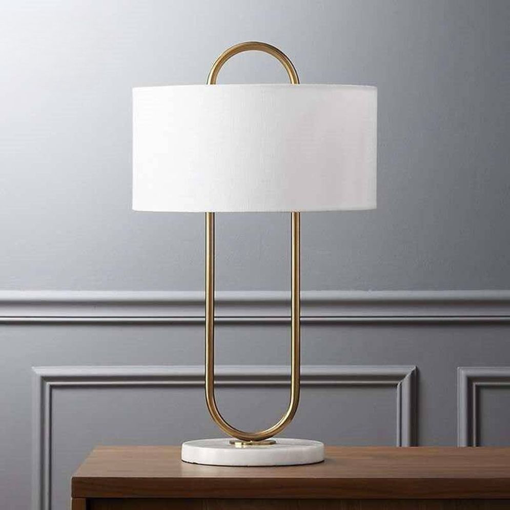 Lampe de Chevet Créative avec Abat-jour Blanc - Lumiine