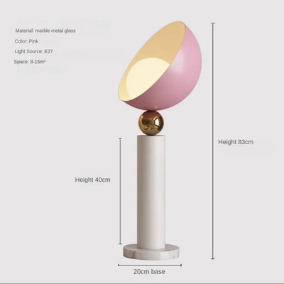 Lampe de Chevet Moderne à Abat-Jour Coloré - Lumiine
