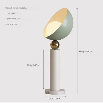 Lampe de Chevet Moderne à Abat-Jour Coloré - Lumiine