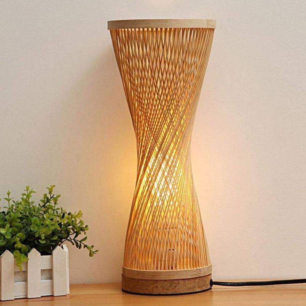 Lampe de Chevet Wabi-Sabi en Bambou - Lumiine