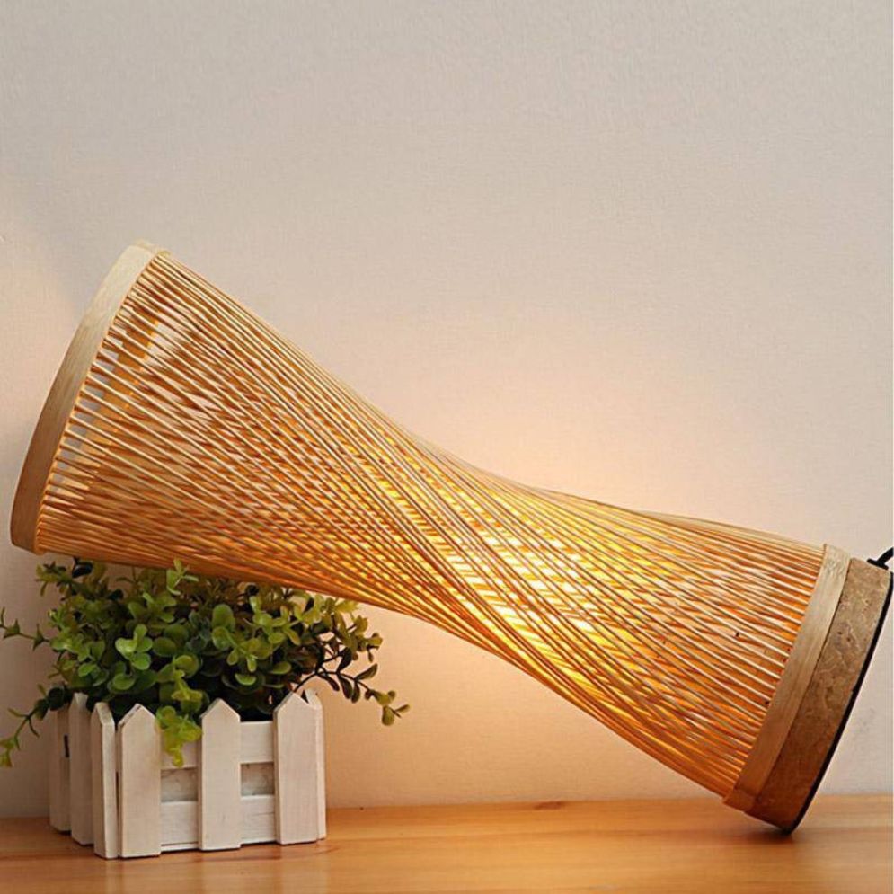 Lampe de Chevet Wabi-Sabi en Bambou - Lumiine