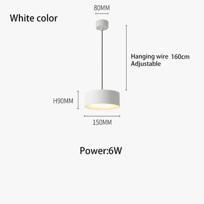 Lampe LED Suspendue Métal Design Nordique Hôtel ou Chambre - Lumiine