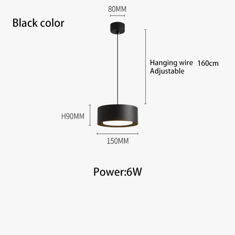 Lampe LED Suspendue Métal Design Nordique Hôtel ou Chambre - Lumiine