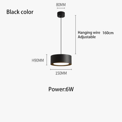 Lampe LED Suspendue Métal Design Nordique Hôtel ou Chambre - Lumiine