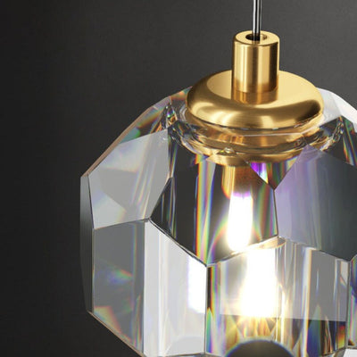 Lampe LED Suspendue en Verre Design Nordique pour Hôtel - Lumiine