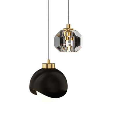 Lampe LED Suspendue en Verre Design Nordique pour Hôtel - Lumiine