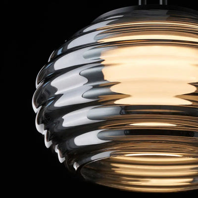 Lampe LED Suspendue en Verre Design Nordique pour Hôtel ou Chambre
