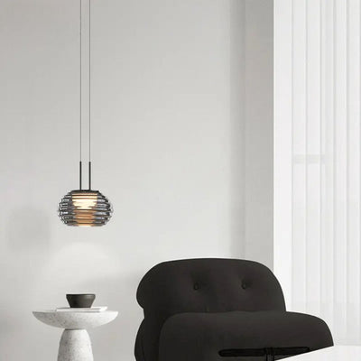Lampe LED Suspendue en Verre Design Nordique pour Hôtel ou Chambre
