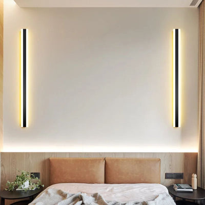Lampe Murale Led Extérieure Étanche Longue Bande Moderne - Lumiine