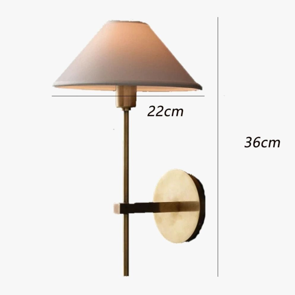 Lampe Murale Moderne en Tissu - Lumiine