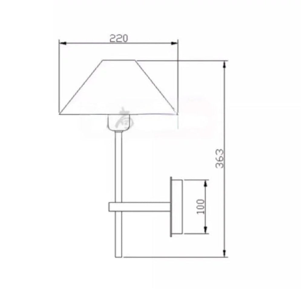 Lampe Murale Moderne en Tissu - Lumiine