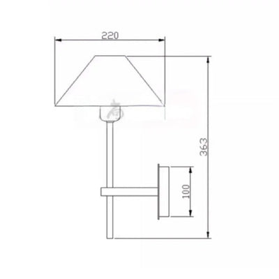 Lampe Murale Moderne en Tissu - Lumiine