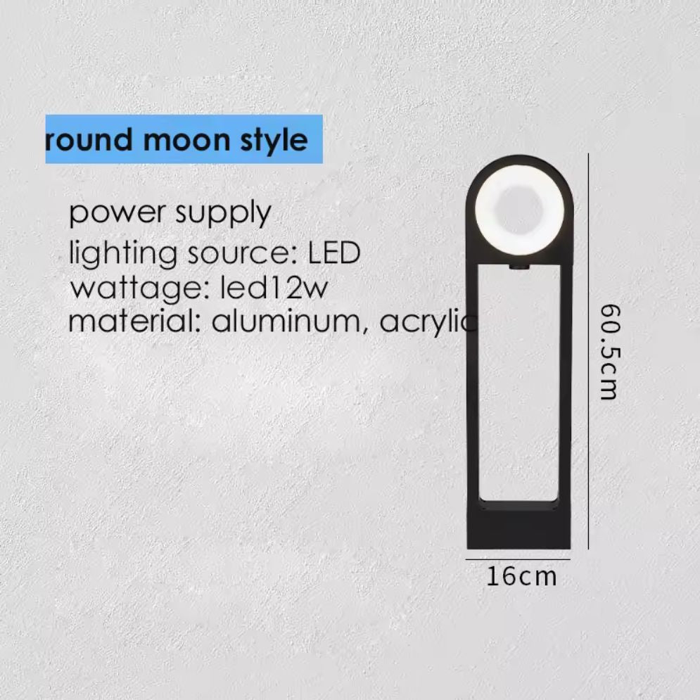 Lampe Pelouse Extérieure Étanche IP65 LED Pilier Aluminium - Lumiine

