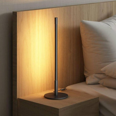 Lampe à Poser LED Noir Tube - Lumiine