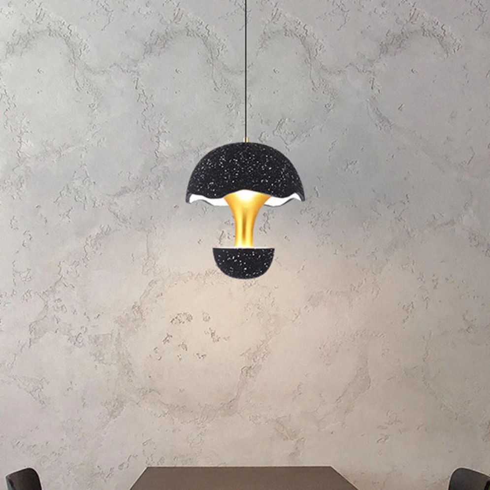 Lampe Suspendue Béton Fer Ciment Cuisine Bar Table