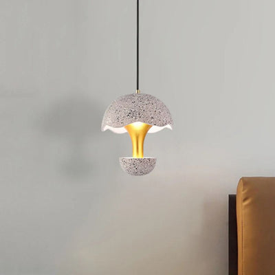Lampe Suspendue Béton Fer Ciment Cuisine Bar Table