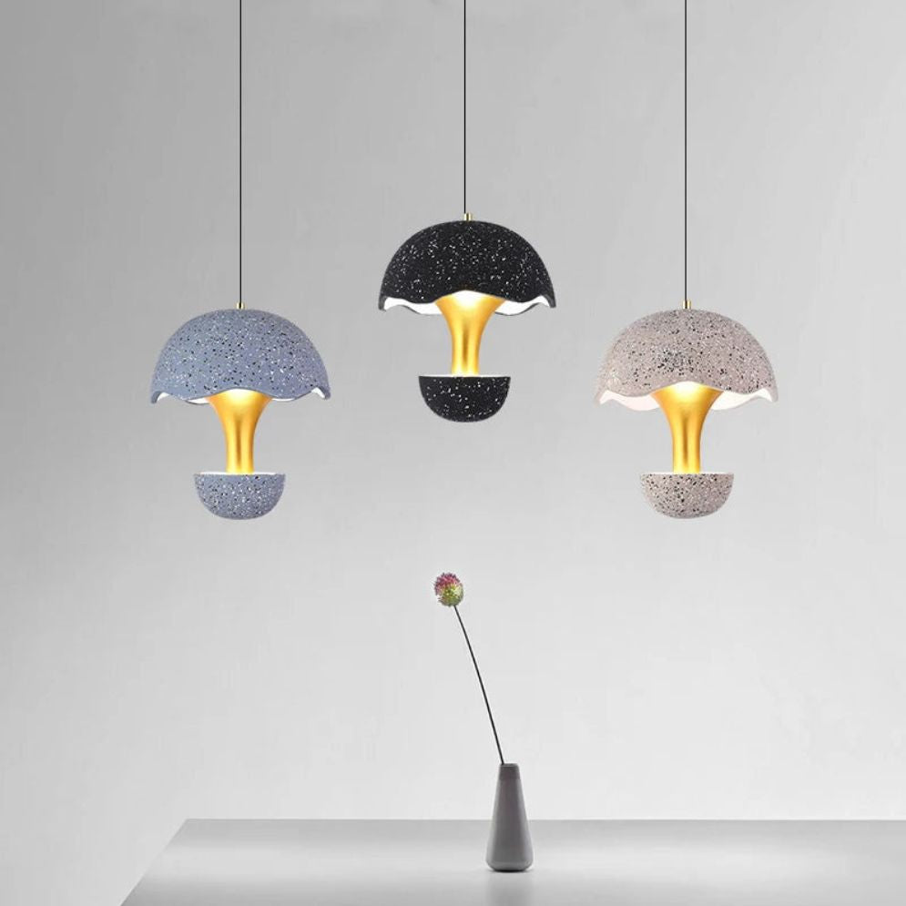 Lampe Suspendue Béton Fer Ciment Cuisine Bar Table