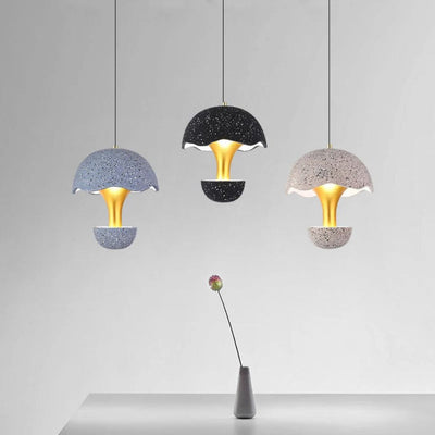 Lampe Suspendue Béton Fer Ciment Cuisine Bar Table