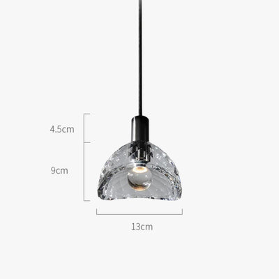 Lampe Suspendue Cristal Intérieur Salle à Manger Chambre - Lumiine