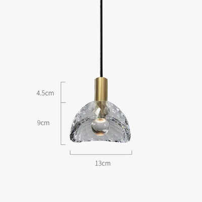 Lampe Suspendue Cristal Intérieur Salle à Manger Chambre - Lumiine