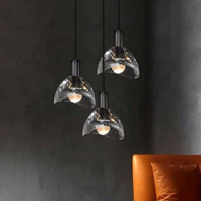 Lampe Suspendue Cristal Intérieur Salle à Manger Chambre - Lumiine