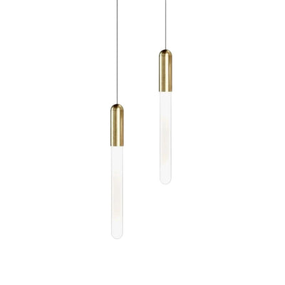 Suspension Élégante Fumi Gold - Lumiine

