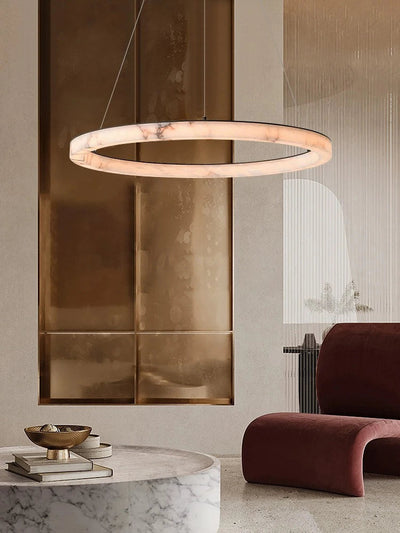 Lampe Suspendue en Marbre Naturel - Lumiine