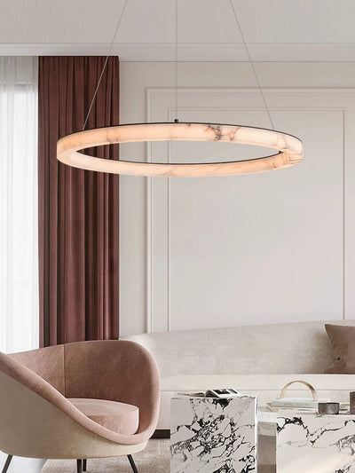 Lampe Suspendue en Marbre Naturel - Lumiine