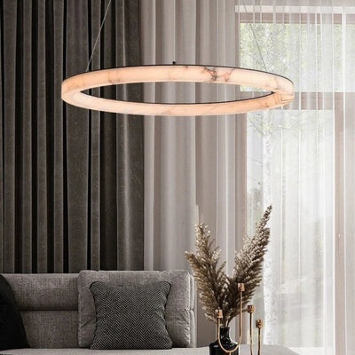 Lampe Suspendue en Marbre Naturel - Lumiine