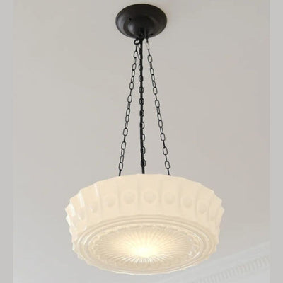 Suspension en Verre Rétro Français D'intérieur à Led - Lumiine