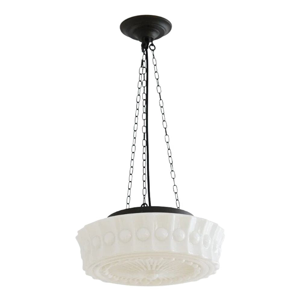 Suspension en Verre Rétro Français D'intérieur à Led - Lumiine